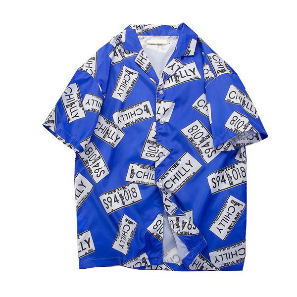 Turn-down Collar Vintage Plate Number Full Printed Men's Shirt Hip Hop Shirt Men 3 Colors 374TZH
Turn-down Collar Vintage Plate Number Full Printed Men's Shirt Hip Hop Shirt Men 3 Colors 374TZH