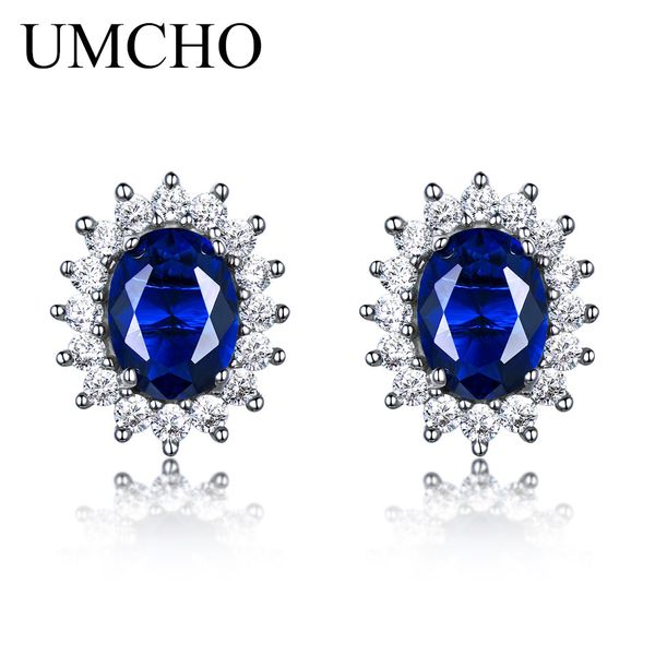 umcho luxury 925 sterling silver earrings 6*8mm created blue sapphire wedding party jewelry brand fine jewelry earrings for wome, Golden;silver
umcho luxury 925 sterling silver earrings 6*8mm created blue sapphire wedding party jewelry brand fine jewelry earrings for wome, Golden;silver