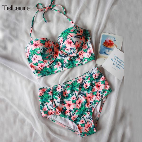 High Waist Sexy Floral Print High Waist Swimsuit Bikini Push Up Swimwear Women Vintage Biquini Bathing Suit Maillot De Bain Femme Xxl
High Waist Sexy Floral Print High Waist Swimsuit Bikini Push Up Swimwear Women Vintage Biquini Bathing Suit Maillot De Bain Femme Xxl