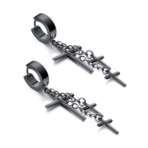 new design stainless steel earrings cross earrings hip hop cool party accessories personality mens jewellery, Silver
new design stainless steel earrings cross earrings hip hop cool party accessories personality mens jewellery, Silver