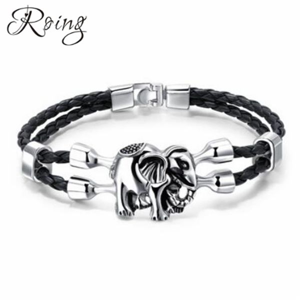 roing vintage boho elephant bracelet men bangle leather hand chain buckle friendship male female bracelet jewelry gift ro1305, Black
roing vintage boho elephant bracelet men bangle leather hand chain buckle friendship male female bracelet jewelry gift ro1305, Black