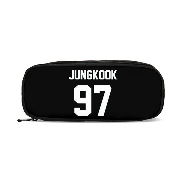 bts letter prints pencil case canvas school organize wallets girls pen purse storage pouch large black children student supplies, Red;black
bts letter prints pencil case canvas school organize wallets girls pen purse storage pouch large black children student supplies, Red;black