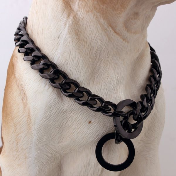 betty 15mm wide 12-36 inch black tone double curb cuban necklace rombo chain link 316l stainless steel dog chain collar, Silver
betty 15mm wide 12-36 inch black tone double curb cuban necklace rombo chain link 316l stainless steel dog chain collar, Silver