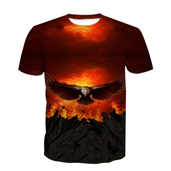 fashion cool eagle fire t-shirt funny 3d printed women/men short sleeve t-shirt casual k172, White;black
fashion cool eagle fire t-shirt funny 3d printed women/men short sleeve t-shirt casual k172, White;black