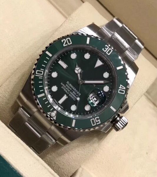 Factory Supply Green Black Ceramic Bezel Dial 116610 16610 316L Stainless Steel Bracelet 2813 Automatic Movement Men's Watch AAA Quality
Factory Supply Green Black Ceramic Bezel Dial 116610 16610 316L Stainless Steel Bracelet 2813 Automatic Movement Men's Watch AAA Quality