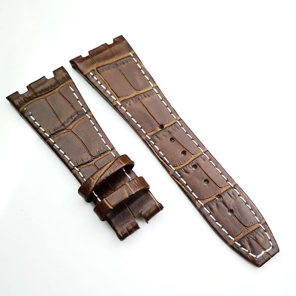 26mm /18mm Brown White Stitch luxury high quality Calf Leather Strap for AP AudemarsPiguet Royal Oak
26mm /18mm Brown White Stitch luxury high quality Calf Leather Strap for AP AudemarsPiguet Royal Oak