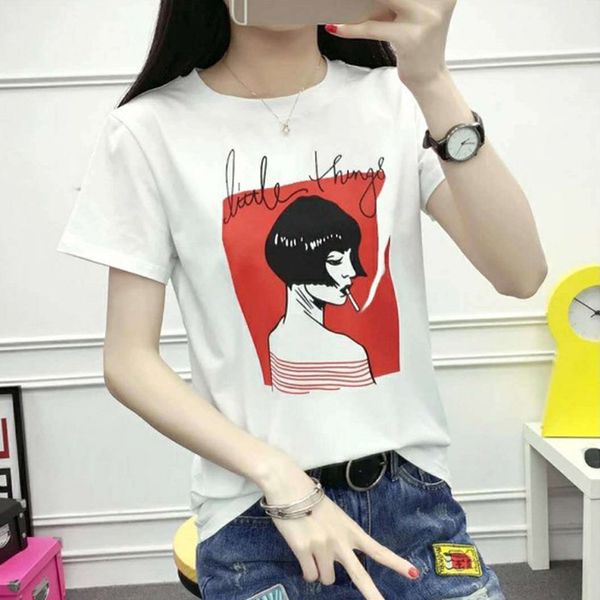 50pcs style floral letter print tees short sleeve t-shirt women summer cotton t-shirt women causal t-shirts, White
50pcs style floral letter print tees short sleeve t-shirt women summer cotton t-shirt women causal t-shirts, White