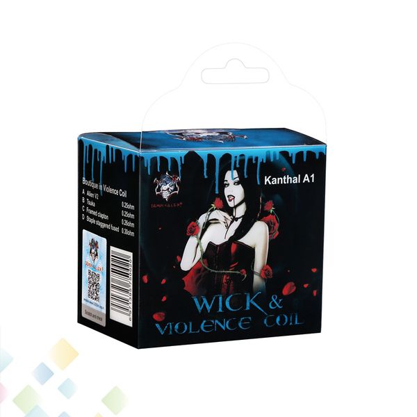 Original Demon Killer Wick and Violence Coil KA1 Material Electronic Cigarette DIY coils for RDA RTA Atomizers with Muscle Cotton DHL Free
Original Demon Killer Wick and Violence Coil KA1 Material Electronic Cigarette DIY coils for RDA RTA Atomizers with Muscle Cotton DHL Free