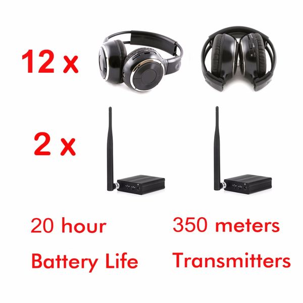 Profe ional ilent di co ound y tem headphone and rf wirele head et 12 folding headphone 2 tran mitter
Profe ional ilent di co ound y tem headphone and rf wirele head et 12 folding headphone 2 tran mitter