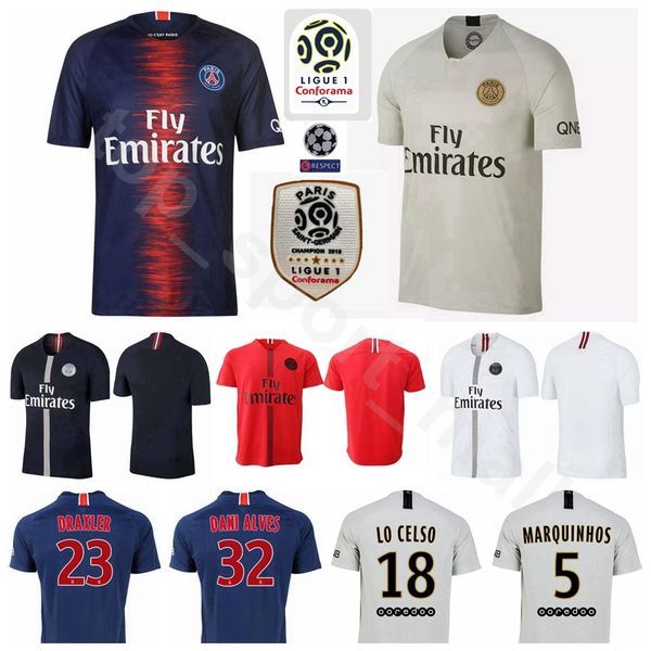Ligue 1 Paris Saint Germain Soccer Jersey AJ PSG FC 23 DRAXLER DANI ALVES LO CELSO MARQUINHOS 10 NEYMAR JR Football Shirt Kits
Ligue 1 Paris Saint Germain Soccer Jersey AJ PSG FC 23 DRAXLER DANI ALVES LO CELSO MARQUINHOS 10 NEYMAR JR Football Shirt Kits