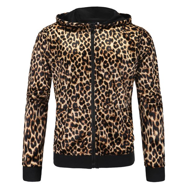 new men women clothing leopard hoodies spring autumn male female fashionable sweatshirts, Black
new men women clothing leopard hoodies spring autumn male female fashionable sweatshirts, Black