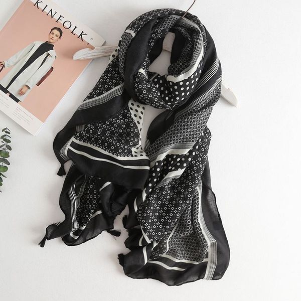 korean black and white wavy dot print cotton tassel scarves fashion woman bohemian style seaside holiday sunscreen lady shawl, Blue;gray
korean black and white wavy dot print cotton tassel scarves fashion woman bohemian style seaside holiday sunscreen lady shawl, Blue;gray