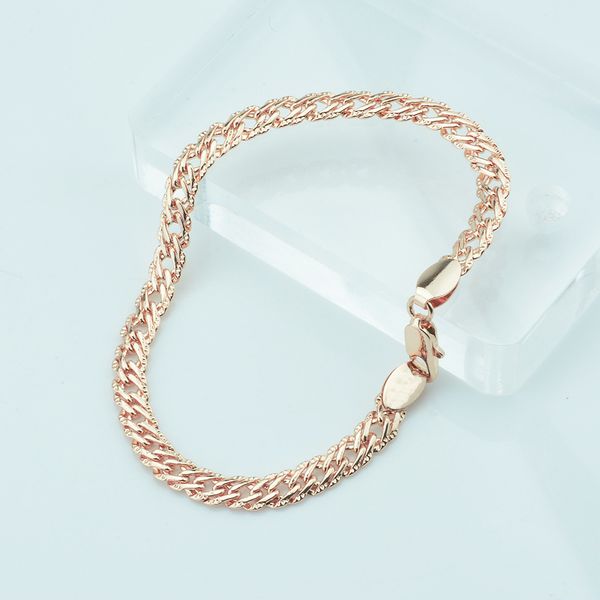 1pcs 5mm men womens 585 gold color rose link chains carve bracelets wholesale jewelry 21cm, Black
1pcs 5mm men womens 585 gold color rose link chains carve bracelets wholesale jewelry 21cm, Black