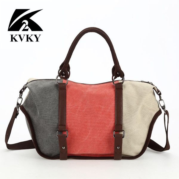KVKY роскошные высокое качество холст бродяги Женщины сумки Сумки известный бренд
KVKY роскошные высокое качество холст бродяги Женщины сумки Сумки известный бренд