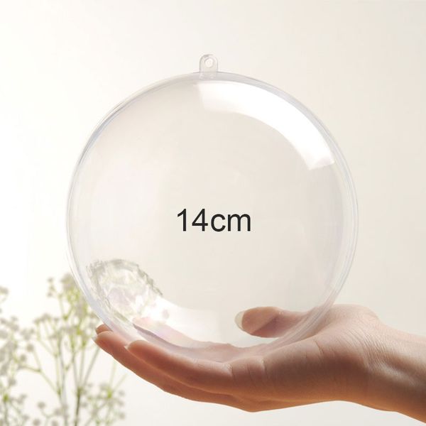 14x14cm christmas decorations openable transparent plastic christmas ball baubles christmas tree ornament party wedding clear balls
14x14cm christmas decorations openable transparent plastic christmas ball baubles christmas tree ornament party wedding clear balls