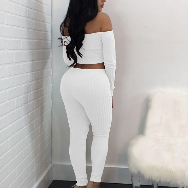pullover slash neck 2 piece clothing set women long sleeve crop and pants suit ladies leisure two piece bodycon tracksuit, Gray
pullover slash neck 2 piece clothing set women long sleeve crop and pants suit ladies leisure two piece bodycon tracksuit, Gray