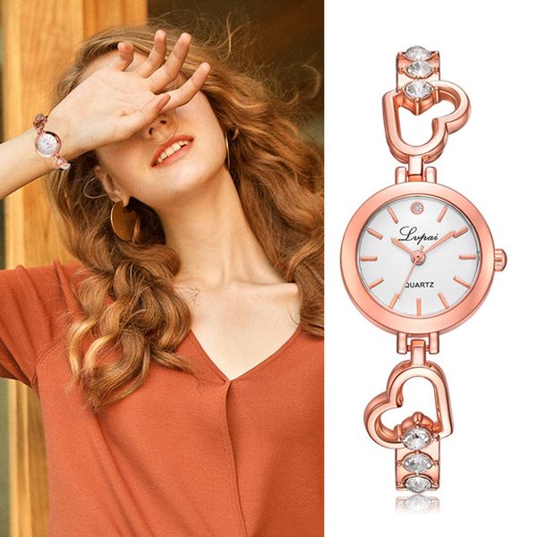 lvpai women watches alloy women bracelet watch rose gold rhinestone simple ladies quartz wristwatch dress watches lp479, Slivery;brown
lvpai women watches alloy women bracelet watch rose gold rhinestone simple ladies quartz wristwatch dress watches lp479, Slivery;brown