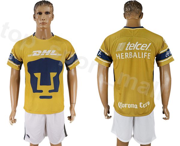 2018 2019 FC UNAM Soccer Jersey Set Universidad Nacional BARRERA GONZALEZ DIAZ QUINTANA Mexican League Football Club Shirt Kits With Short
2018 2019 FC UNAM Soccer Jersey Set Universidad Nacional BARRERA GONZALEZ DIAZ QUINTANA Mexican League Football Club Shirt Kits With Short