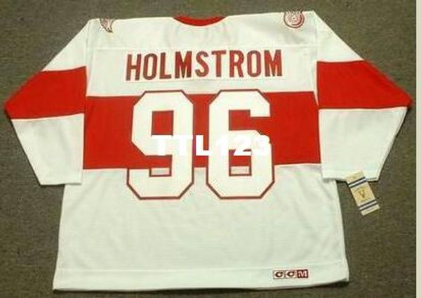 men #96 tomas holmstrom detroit red wings 1920's ccm vintage hockey jersey or custom any name or number retro jersey, Black;red
men #96 tomas holmstrom detroit red wings 1920's ccm vintage hockey jersey or custom any name or number retro jersey, Black;red