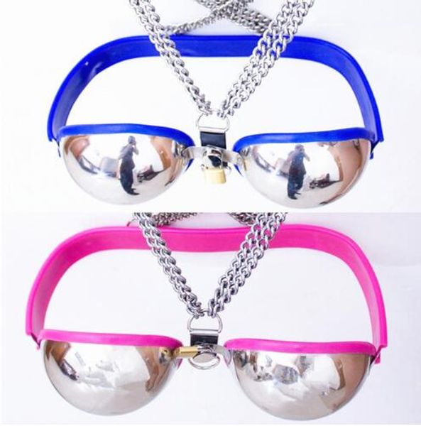 stainless steel male/female chastity belt bra toys breast sm bondage adjustable size bras lingerie sm fetish wear
stainless steel male/female chastity belt bra toys breast sm bondage adjustable size bras lingerie sm fetish wear