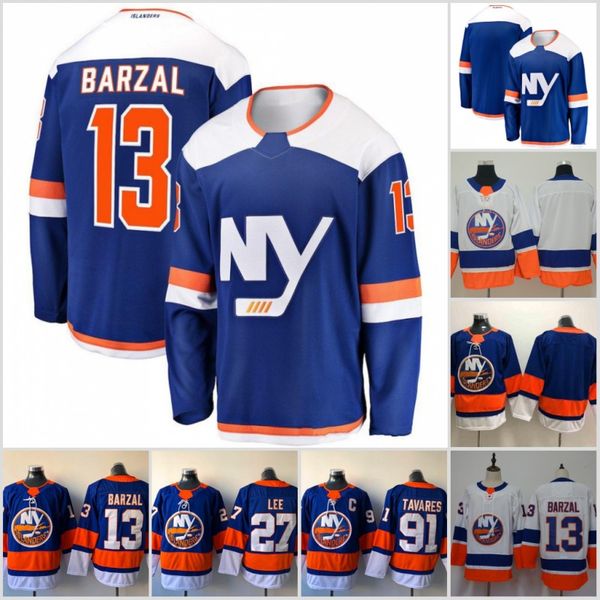 13 mathew barzal 2018 2019 season new third new york islanders 27 anders lee 91 john tavares hockey jerseys all stitched new jersey, Black;red
13 mathew barzal 2018 2019 season new third new york islanders 27 anders lee 91 john tavares hockey jerseys all stitched new jersey, Black;red