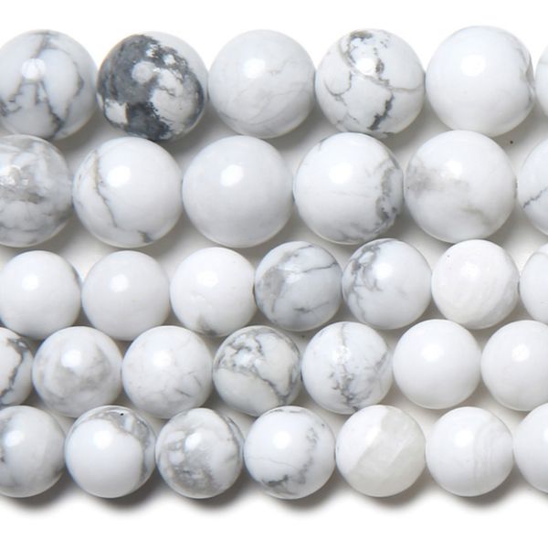 8mm natural stone white howlite turquoises round loose beads 15" strand 3 4 6 8 10 12 mm pick size for jewelry, Black
8mm natural stone white howlite turquoises round loose beads 15" strand 3 4 6 8 10 12 mm pick size for jewelry, Black