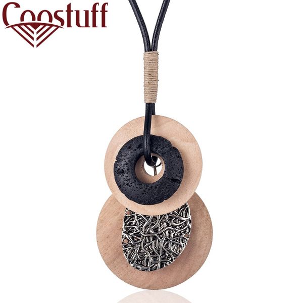 new black lava stone wood pendant women jewelry leather long necklaces necklaces & pendants collares mujer kolye bijoux femme, Silver
new black lava stone wood pendant women jewelry leather long necklaces necklaces & pendants collares mujer kolye bijoux femme, Silver