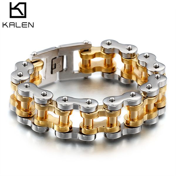 bicycle bracelet & bangle mens women 230mm 316l stainless steel jewelry silver gold chain design special gift kalen, Golden;silver
bicycle bracelet & bangle mens women 230mm 316l stainless steel jewelry silver gold chain design special gift kalen, Golden;silver