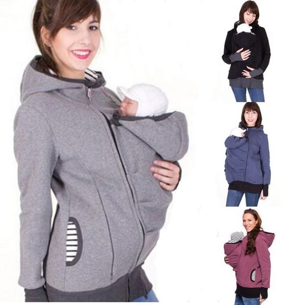 mothers coat maternity outerwear & coats winter new kangaroo mother hooded sweater multi-function coat maternity clothing, White
mothers coat maternity outerwear & coats winter new kangaroo mother hooded sweater multi-function coat maternity clothing, White