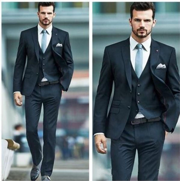 черные мужские костюмы на заказ для свадьбы slim fit groomsmen смокинг из трех частей дешевый деловой костюм (куртка + брюки + жилет, Black;gray
черные мужские костюмы на заказ для свадьбы slim fit groomsmen смокинг из трех частей дешевый деловой костюм (куртка + брюки + жилет, Black;gray