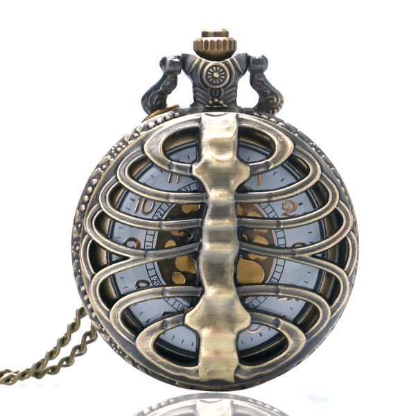 vintage steampunk nursing skeleton spine ribs hollow quartz pocket watch for women men necklace chain pendants, Slivery;golden
vintage steampunk nursing skeleton spine ribs hollow quartz pocket watch for women men necklace chain pendants, Slivery;golden