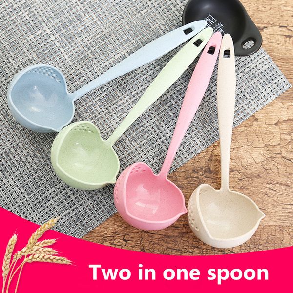 2 in 1 long handle soup spoon home strainer cooking colander kitchen pot soup tools plastic tableware
2 in 1 long handle soup spoon home strainer cooking colander kitchen pot soup tools plastic tableware
