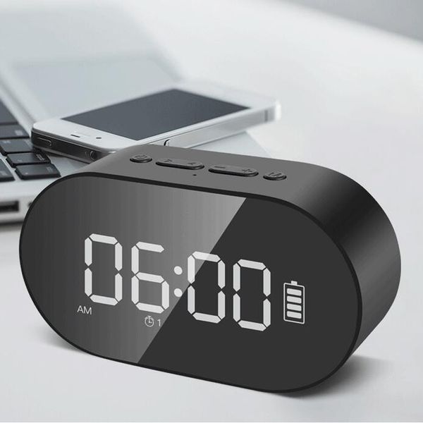 P1 Bluetooth Alarm Clock Speaker LED Display Digital Mirror With Aux TF Card USB Flash disk FM Home Office Portable HIFI Speaker 10pcs
P1 Bluetooth Alarm Clock Speaker LED Display Digital Mirror With Aux TF Card USB Flash disk FM Home Office Portable HIFI Speaker 10pcs