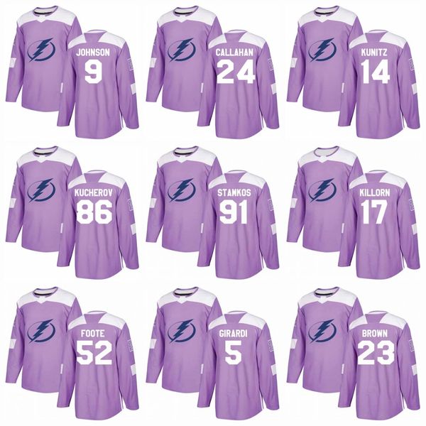 2018 Hockey Fights Cancer Tampa Bay Lightning Steven Stamkos Nikita Kucherov Tyler Johnson Ryan Callahan Chris Kuni Ingram McBain Jerseys
2018 Hockey Fights Cancer Tampa Bay Lightning Steven Stamkos Nikita Kucherov Tyler Johnson Ryan Callahan Chris Kuni Ingram McBain Jerseys