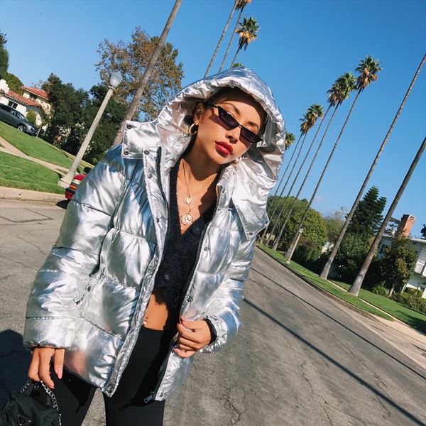 sliver puffer jacket with hoodie fashion long sleeves coat winter warm wear young lady outfits ing, White
sliver puffer jacket with hoodie fashion long sleeves coat winter warm wear young lady outfits ing, White