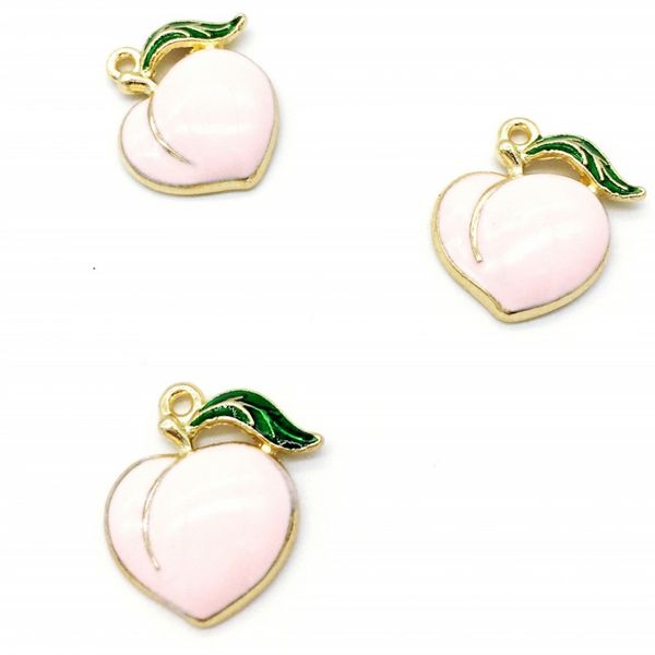 200 pcs/ lot 3d enamel peach charm pendant, fruit charms, good for bracelet, diy craft, gold tone, Bronze;silver
200 pcs/ lot 3d enamel peach charm pendant, fruit charms, good for bracelet, diy craft, gold tone, Bronze;silver