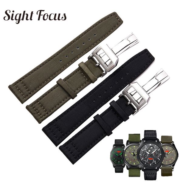 20 21 22mm woven nylon canvas fabric watch strap green black wrist watch strap belt for portugieser accessories, Black;brown
20 21 22mm woven nylon canvas fabric watch strap green black wrist watch strap belt for portugieser accessories, Black;brown