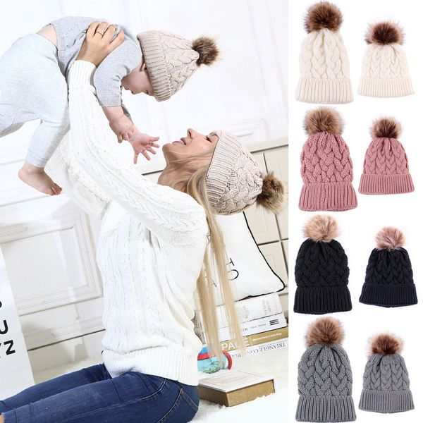 mom and baby knitting keep warm hat family matching wool caps woman winter hat newborn baby bonnet gorros bebe invierno hats, Blue;gray
mom and baby knitting keep warm hat family matching wool caps woman winter hat newborn baby bonnet gorros bebe invierno hats, Blue;gray