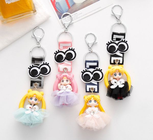 Cartoon Sailor Moon Fairys Doll Cute Keychain With Ribbon LOVE Printed Anime Key Ring Key Holder Pendant Gifts D538L
Cartoon Sailor Moon Fairys Doll Cute Keychain With Ribbon LOVE Printed Anime Key Ring Key Holder Pendant Gifts D538L