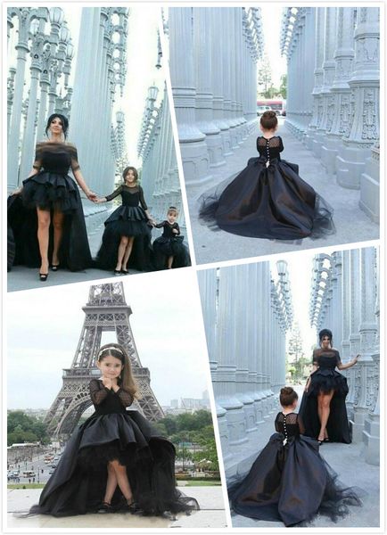 black hi_lo flower girl dresses for girls jewel long sleeve pageant dresses for toddlers teens kids formal wear lace party communion dresses, White;blue
black hi_lo flower girl dresses for girls jewel long sleeve pageant dresses for toddlers teens kids formal wear lace party communion dresses, White;blue