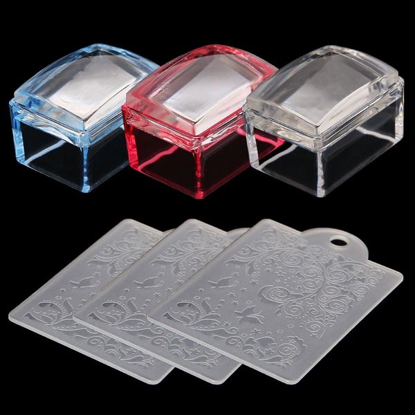 1 set nail stamper&image scraper new rec silicone nail stamper with scraper stamping printing manicure tool, White
1 set nail stamper&image scraper new rec silicone nail stamper with scraper stamping printing manicure tool, White