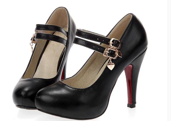send 2017 summer new style round head shallow mouth high heeled korean women shoes, Black
send 2017 summer new style round head shallow mouth high heeled korean women shoes, Black