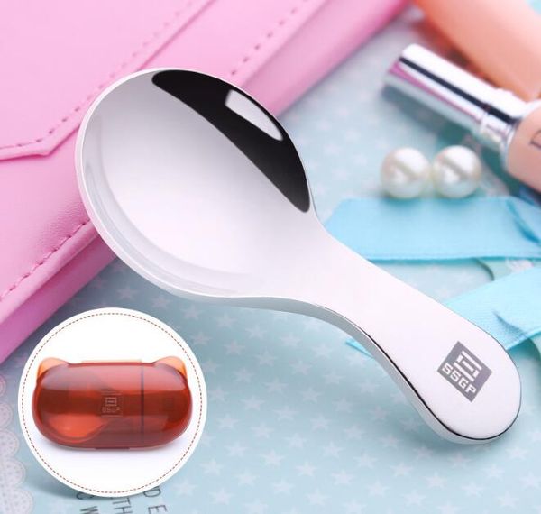 stainless steel baby spoon with box infant training feeding tableware kids dessert spoon flatware baby dishes gifts
stainless steel baby spoon with box infant training feeding tableware kids dessert spoon flatware baby dishes gifts