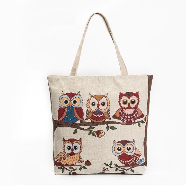 women canvas beach bag single shopping bag canvas shoulder bag lady large capacity casual tote bags women owl printed canvas handbag female
women canvas beach bag single shopping bag canvas shoulder bag lady large capacity casual tote bags women owl printed canvas handbag female