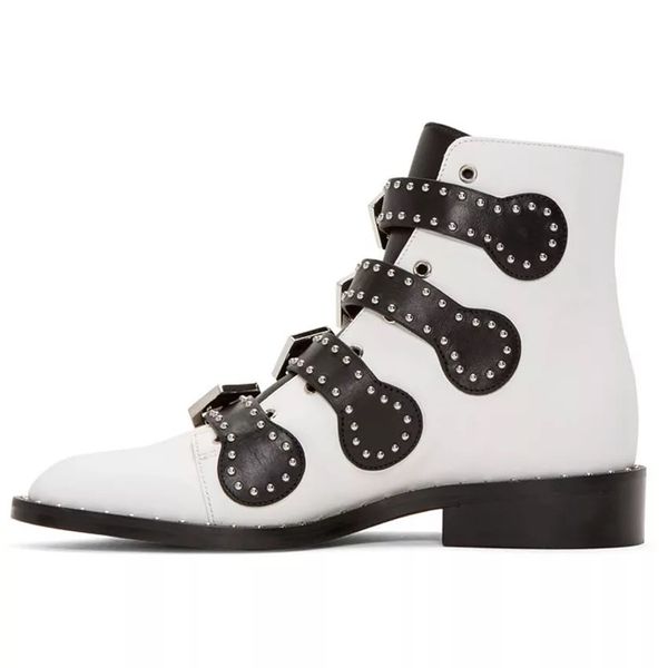 kolnoo new products handmade women ladies low-heel ankle boots rivets spikes with four buckles deco casual fashion booties simple shoes a045, Black
kolnoo new products handmade women ladies low-heel ankle boots rivets spikes with four buckles deco casual fashion booties simple shoes a045, Black