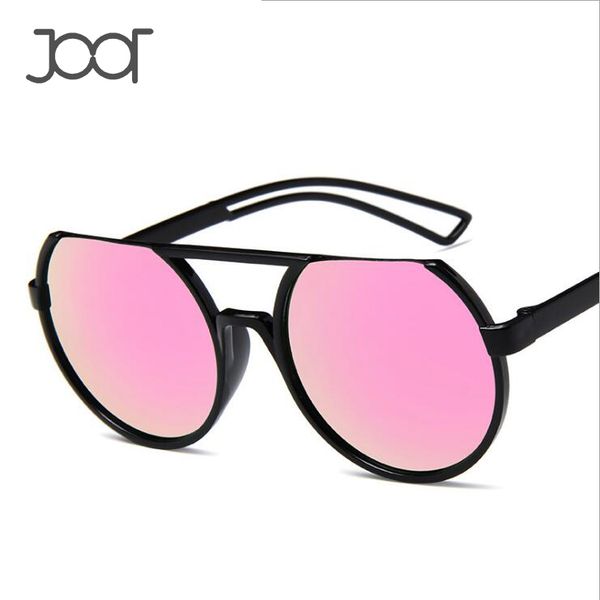 fashion round sunglasses mens womens designer brand sun glasses black frame hd visual eyeshade eyewear with box, White;black