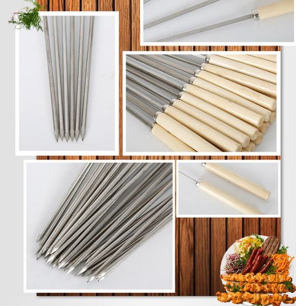 wooden stainless steel camping barbecue skewers adjustable roasting barbecue tools grilling metal kebob needle more size
wooden stainless steel camping barbecue skewers adjustable roasting barbecue tools grilling metal kebob needle more size