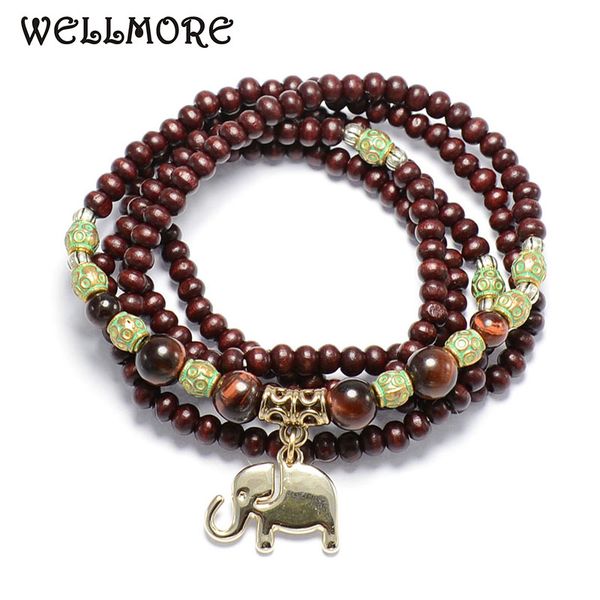 wellmore natural wooden beads& tiger eye beads bracelets 5 layers beaded bracelets for women beaded necklace for women wholesale, Golden;silver
wellmore natural wooden beads& tiger eye beads bracelets 5 layers beaded bracelets for women beaded necklace for women wholesale, Golden;silver