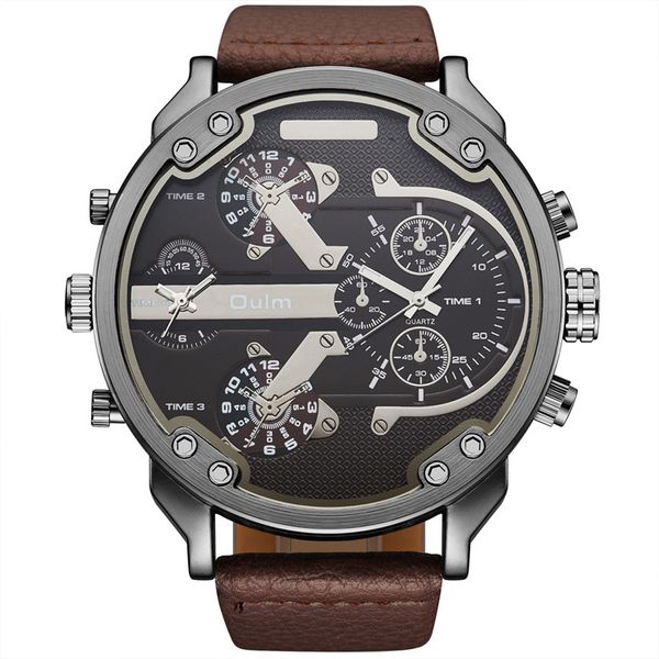 Multiple Time Zones Mens Watches HP3548 Big Dial Quartz Wristwatch Fashion Individuality Leather Strap Men Watch Wholesale
Multiple Time Zones Mens Watches HP3548 Big Dial Quartz Wristwatch Fashion Individuality Leather Strap Men Watch Wholesale