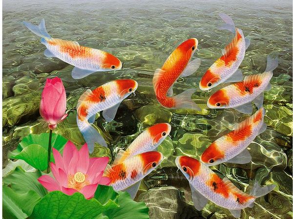 3d murals wallpaper for living room chinese style nine fish map 3d floor to floor painting 3d floor bathroom wallpaper
3d murals wallpaper for living room chinese style nine fish map 3d floor to floor painting 3d floor bathroom wallpaper